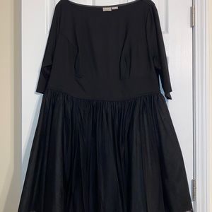 eShakti dress w/black tule skirt